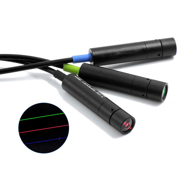 パウエルレンズ 515nm 緑色 線形レーザー 調整可能な焦点と均一な光強度